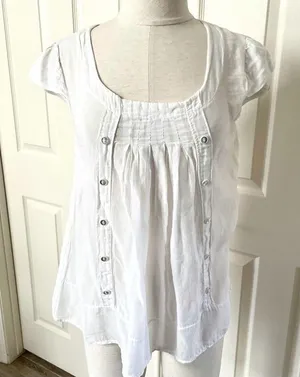 F de la Passion white tank top thumbnail 1