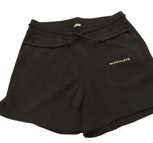 Alphalete essential core  black shorts size large thumbnail 1