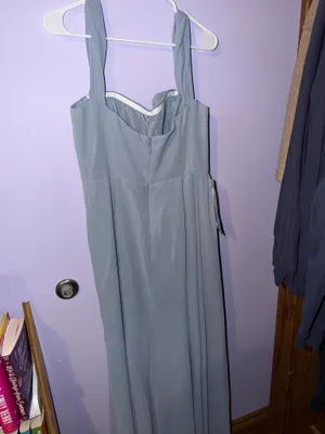 Azazie Bridesmaid Dress Blue thumbnail 3