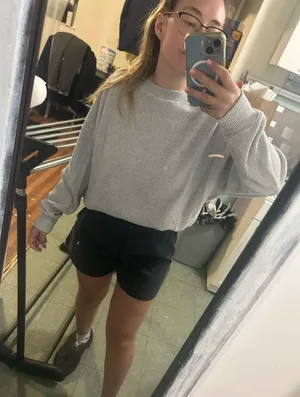 Aerie Oversized Pullover Crewneck Sweatshirt thumbnail 1