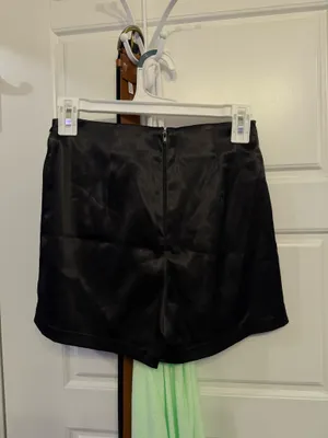 Windsor Black Satin Skort thumbnail 2
