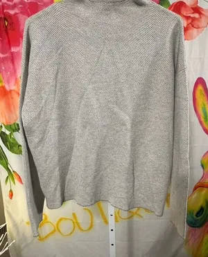 Elie Tahari H66. grey sweater Size L thumbnail 1