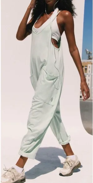NWT Free People FP Movement Hot Shot Onesie - pistachio mint green - XL thumbnail 1
