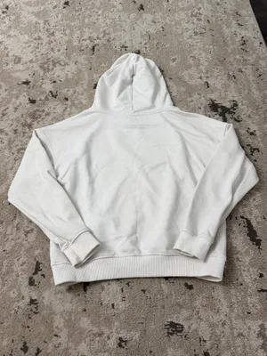 Aelfric Eden white hoodie with red cherries graphic and text size small thumbnail 2