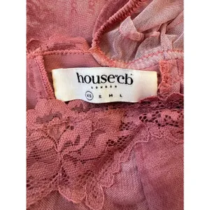 House of CB Seraphina Pink Print Corset Bodycon Midi Dress thumbnail 14