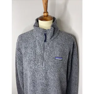 Patagonia Woolyester Fleece Pullover Women's Large Gray 1/4 Zip thumbnail 7
