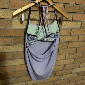 Lululemon Lighten Up Tank Lilac Blurry Belle Multi Deep Zinfandel Size 6 thumbnail 6