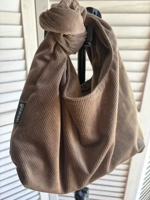 Glowiest Brown Corduroy Bag thumbnail 3