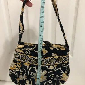 RETIRED Vera Bradley women’s Hannah yellow bird pattern small‎ handbag thumbnail 10