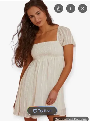 Altar'd State Dress White thumbnail 1
