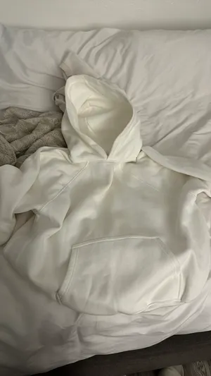 Aritzia White  Mega Hoodie thumbnail 1