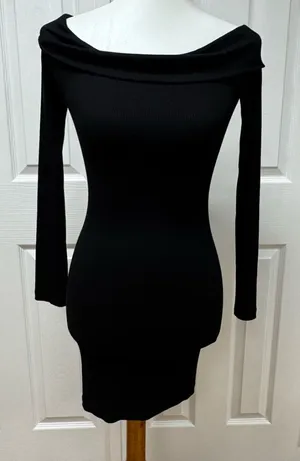 White Fox Boutique Women's‎ Black Dress - Size S. thumbnail 1