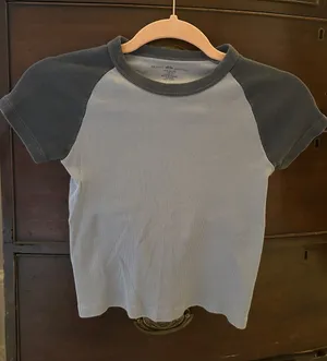 Brandy Melville Blue Tee thumbnail 1
