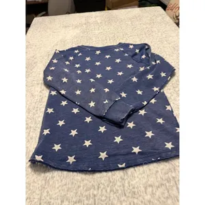 Alternative Apparel Blue Star‎ PrintCasual Sweatshirt Women's Size S NWOT thumbnail 4