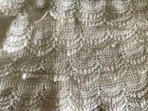 White Lace Shorts Size L thumbnail 3