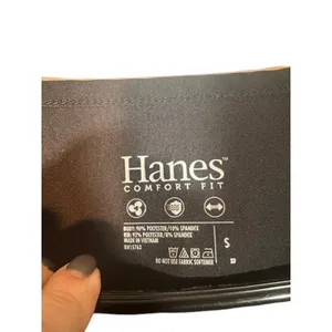 Hanes Women’s Black V-Neck Short Sleeve Comfort Fit Scrub Top Size Small thumbnail 6