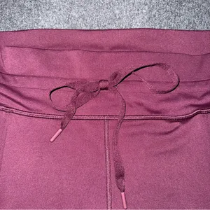 PINK Victoria’s Secret Relay Knit Jogger Pants Burgundy Athletic Lounge Sz Large thumbnail 6
