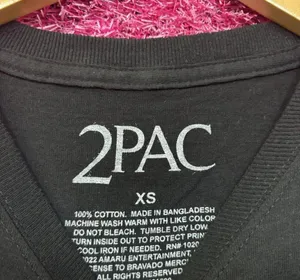 Tupac All Eyes on Me Motorcycle Rap tee size XS thumbnail 4