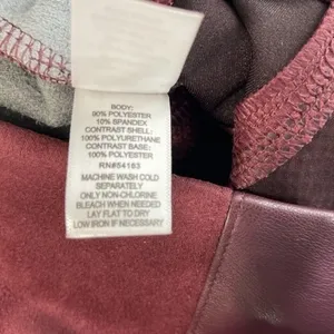 Red burgundy Snake skin MIDI skirt thumbnail 2