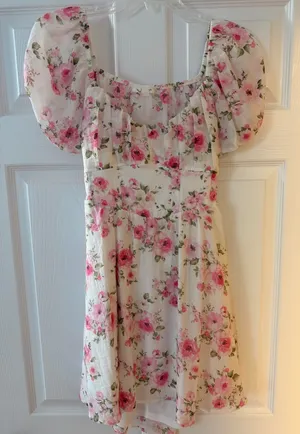 Floral dress Pink thumbnail 1