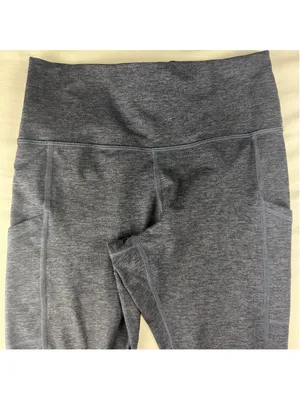 Women's Offline by Aerie The Hugger Leggings Size L Dark Blue Grey thumbnail 2