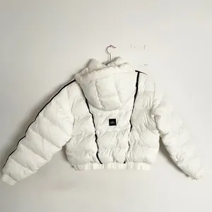 Alo Yoga Aspen Love Puffer Jacket Ivory M thumbnail 10