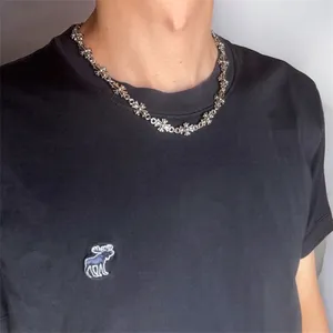 Cross Link Chain Necklace for Men Women Punk Hip Hop Streetwear Unisex Necklace thumbnail 8