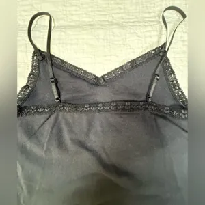 Esprit Black Lace-Trim Camisole thumbnail 6