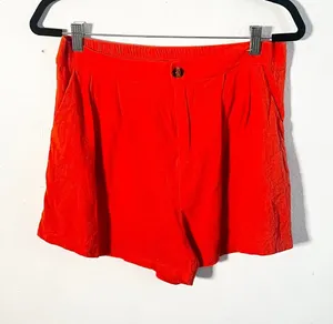 100% Orange Shorts Women's Large Orange Casual Lightweight thumbnail 1