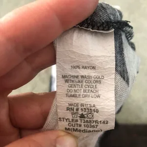 Sweet Claire Taupe/Black rayon tank M thumbnail 3