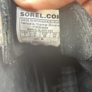 Sorel Out N‎ About Rain Duck Boot Gray Waterproof Travel Outdoors Women's 7 thumbnail 9
