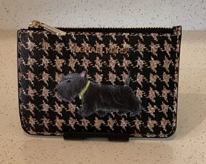 Michael Kors Jet Set Travel Small Printed Houndstooth Coin Pouch thumbnail 1
