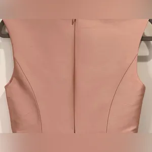 NWT Halston Heritage Cocktail Mini Dress 2 Pink Party Chic Feminine Wedding thumbnail 8