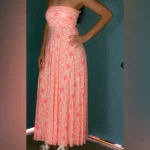 Victoria’s Secret Pink Floral Convertible Maxi Dress or Skirt Size XL thumbnail 4