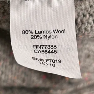 J‎ Crew Lambswool Turtleneck Sweater Gray Medium thumbnail 9