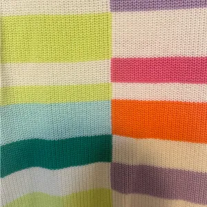 Anthropologie Flat White Colorful Striped Maxi Dress Size medium thumbnail 7