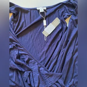 NWT Spence Women's Navy Blue Jumpsuit Size M thumbnail 5