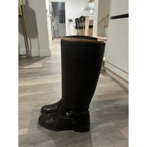 Etienne Aigner Legacy II Riding Boots. size 8 M Dark Brown (Truffle) thumbnail 3