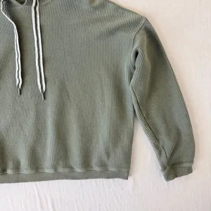 Aerie New Love Corded Hoodie M Sage Green Oversized Cozycore thumbnail 11
