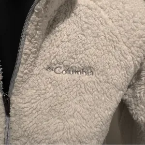 Columbia White Teddy Jacket Plush Fleece thumbnail 2