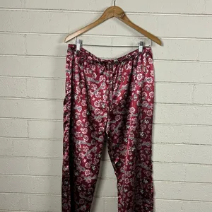 NFL for Her San Francisco 49ers Red Silky Pajama Pants size XL thumbnail 7