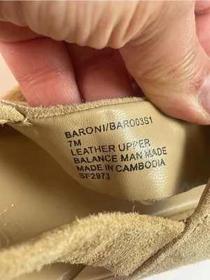 Steve Madden BARONI Natural Suede Leather Platform Sandals Beige Sz 7 Minimalist thumbnail 4