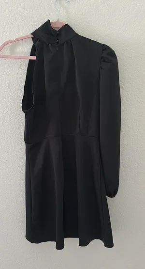 SheIn Silk black dress thumbnail 1
