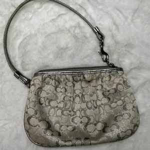 COACH Gray Wristlet thumbnail 1