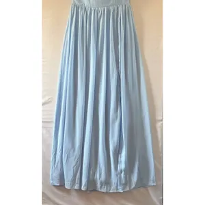 Lulus Light Blue Halter Maxi Dress Bow Sweetheart Formal Gown HD3816A Mens M thumbnail 9
