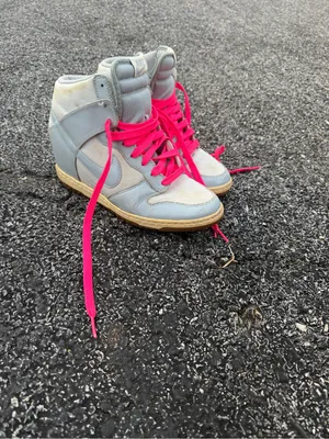 Nike Dunk Sky Hi Women’s Size 8 Gray Wedge High Top thumbnail 2