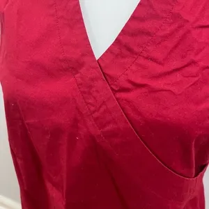 Motherhood maternity red cotton top size small thumbnail 3
