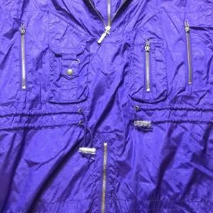 Vintage Purple Pullover Apres Ski Snow Winter Windbreaker Jacket thumbnail 2