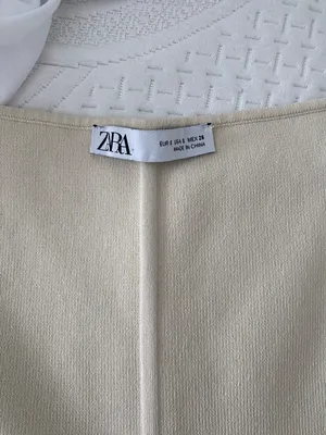 ZARA Knit Cream Off Shoulder Bodysuit thumbnail 3
