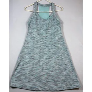 MPG Mondetta Performance Gear Womens Blue Space Dye Racerback Athletic Dress M thumbnail 4